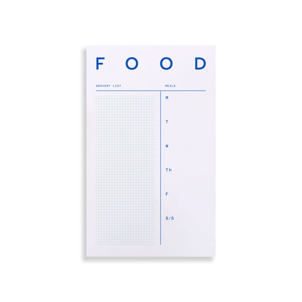 Moglea Grid Pad Food - Second, artistic food-themed patterned paper pad with colorful grid designs and vibrant illustrations.