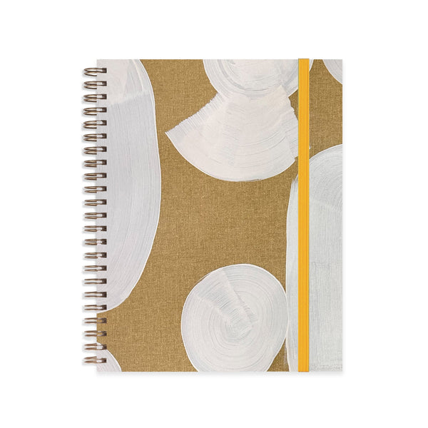 Moglea Terre Medium A5 Notebook with textured cover and lined pages, ideal for writing and note-taking.