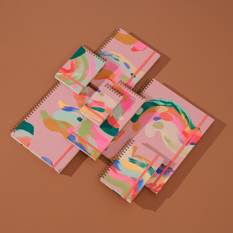 Moglea Palmita Slim Notebook with soft cover and lined pages, compact and portable for everyday writing and note-taking.
