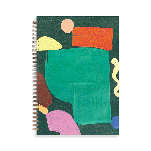 moglea.momposition B5 Notebook with a cover design featuring a surprise second illustration, perfect for writing and note-taking.
